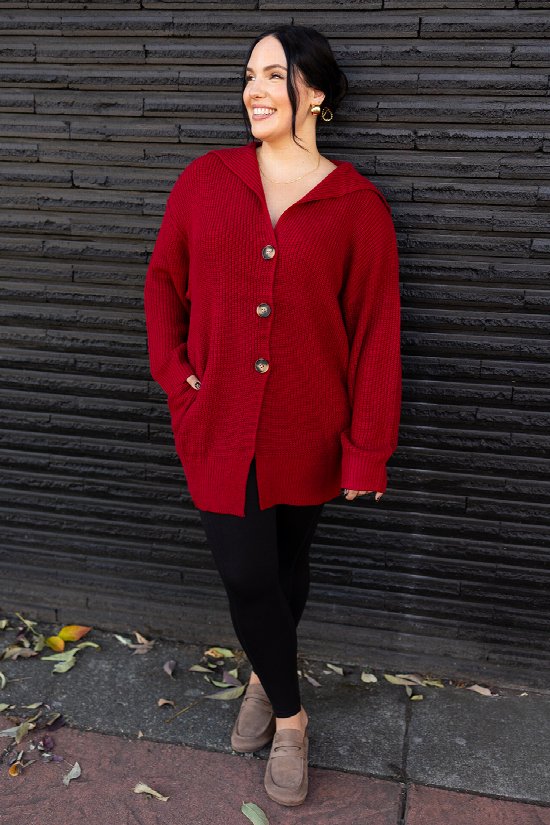 Cranberry Kiss Cardigan